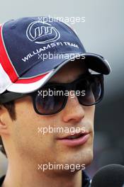 Bruno Senna (BRA) Williams. 25.10.2012. Formula 1 World Championship, Rd 17, Indian Grand Prix, New Delhi, India, Preparation Day