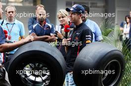 Sebastian Vettel (GER) Red Bull Racing. 25.10.2012. Formula 1 World Championship, Rd 17, Indian Grand Prix, New Delhi, India, Preparation Day