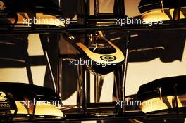 Lotus F1 E20 front wings. 25.10.2012. Formula 1 World Championship, Rd 17, Indian Grand Prix, New Delhi, India, Preparation Day