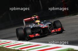 Lewis Hamilton (GBR) McLaren MP4/27. 07.09.2012. Formula 1 World Championship, Rd 13, Italian Grand Prix, Monza, Italy, Practice Day