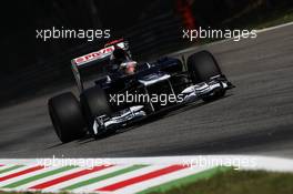 Pastor Maldonado (VEN) Williams FW34. 07.09.2012. Formula 1 World Championship, Rd 13, Italian Grand Prix, Monza, Italy, Practice Day