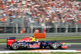 Mark Webber (AUS) Red Bull Racing RB8. 07.09.2012. Formula 1 World Championship, Rd 13, Italian Grand Prix, Monza, Italy, Practice Day