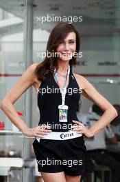 Cuervo tequila girl. 07.09.2012. Formula 1 World Championship, Rd 13, Italian Grand Prix, Monza, Italy, Practice Day