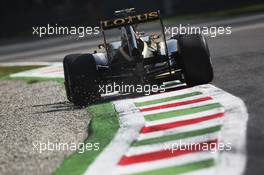 Jerome d'Ambrosio (BEL) Lotus F1 E20. 07.09.2012. Formula 1 World Championship, Rd 13, Italian Grand Prix, Monza, Italy, Practice Day