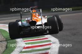 Jules Bianchi (FRA) Sahara Force India F1 Team VJM05 Third Driver. 07.09.2012. Formula 1 World Championship, Rd 13, Italian Grand Prix, Monza, Italy, Practice Day