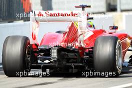 Felipe Massa (BRA) Ferrari F2012, rear diffuser. 07.09.2012. Formula 1 World Championship, Rd 13, Italian Grand Prix, Monza, Italy, Practice Day