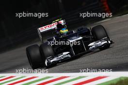 Bruno Senna (BRA) Williams FW34. 07.09.2012. Formula 1 World Championship, Rd 13, Italian Grand Prix, Monza, Italy, Practice Day