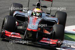 Lewis Hamilton (GBR) McLaren MP4/27. 07.09.2012. Formula 1 World Championship, Rd 13, Italian Grand Prix, Monza, Italy, Practice Day