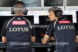 Romain Grosjean (FRA) Lotus F1 Team, serving a one race ban. 07.09.2012. Formula 1 World Championship, Rd 13, Italian Grand Prix, Monza, Italy, Practice Day