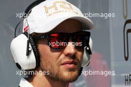Dani Clos (ESP) HRT Formula One Team Test Driver. 07.09.2012. Formula 1 World Championship, Rd 13, Italian Grand Prix, Monza, Italy, Practice Day