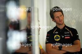 Romain Grosjean (FRA) Lotus F1 Team, serving a one race ban. 07.09.2012. Formula 1 World Championship, Rd 13, Italian Grand Prix, Monza, Italy, Practice Day