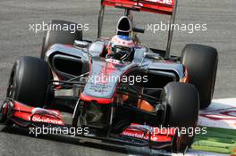 Jenson Button (GBR) McLaren MP4/27. 07.09.2012. Formula 1 World Championship, Rd 13, Italian Grand Prix, Monza, Italy, Practice Day
