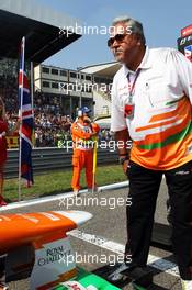 Dr. Vijay Mallya (IND) Sahara Force India F1 Team Owner on the grid. 09.09.2012. Formula 1 World Championship, Rd 13, Italian Grand Prix, Monza, Italy, Race Day