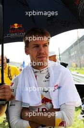 Sebastian Vettel (GER) Red Bull Racing on the grid. 09.09.2012. Formula 1 World Championship, Rd 13, Italian Grand Prix, Monza, Italy, Race Day
