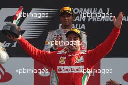 3rd place Fernando Alonso (ESP), Scuderia Ferrari  09.09.2012. Formula 1 World Championship, Rd 13, Italian Grand Prix, Monza, Italy, Race Day
