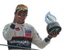 2nd place Sergio Perez (MEX), Sauber F1 Team  09.09.2012. Formula 1 World Championship, Rd 13, Italian Grand Prix, Monza, Italy, Race Day