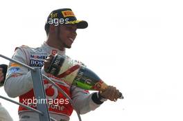 1st place Lewis Hamilton (GBR), McLaren Mercedes 09.09.2012. Formula 1 World Championship, Rd 13, Italian Grand Prix, Monza, Italy, Race Day