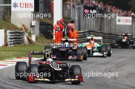 Jerome d'Ambrosio (BEL) Lotus F1 E20. 09.09.2012. Formula 1 World Championship, Rd 13, Italian Grand Prix, Monza, Italy, Race Day