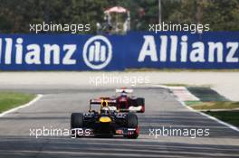 Sebastian Vettel (GER) Red Bull Racing RB8. 09.09.2012. Formula 1 World Championship, Rd 13, Italian Grand Prix, Monza, Italy, Race Day