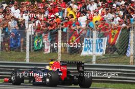 Sebastian Vettel (GER) Red Bull Racing RB8. 09.09.2012. Formula 1 World Championship, Rd 13, Italian Grand Prix, Monza, Italy, Race Day