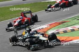 Vitaly Petrov (RUS) Caterham CT01. 09.09.2012. Formula 1 World Championship, Rd 13, Italian Grand Prix, Monza, Italy, Race Day