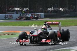 Lewis Hamilton (GBR) McLaren MP4/27. 09.09.2012. Formula 1 World Championship, Rd 13, Italian Grand Prix, Monza, Italy, Race Day