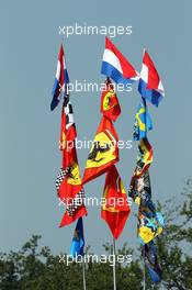 Ferrari flags. 09.09.2012. Formula 1 World Championship, Rd 13, Italian Grand Prix, Monza, Italy, Race Day