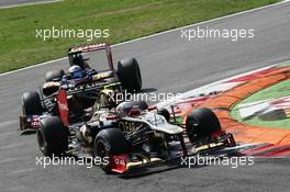 Jerome d'Ambrosio (BEL) Lotus F1 E20. 09.09.2012. Formula 1 World Championship, Rd 13, Italian Grand Prix, Monza, Italy, Race Day
