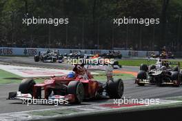 Fernando Alonso (ESP) Ferrari F2012. 09.09.2012. Formula 1 World Championship, Rd 13, Italian Grand Prix, Monza, Italy, Race Day