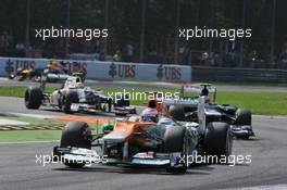 Paul di Resta (GBR) Sahara Force India VJM05. 09.09.2012. Formula 1 World Championship, Rd 13, Italian Grand Prix, Monza, Italy, Race Day