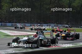 Michael Schumacher (GER) Mercedes AMG F1 W03. 09.09.2012. Formula 1 World Championship, Rd 13, Italian Grand Prix, Monza, Italy, Race Day
