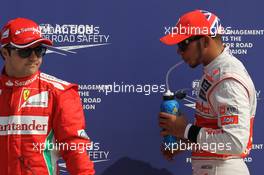 pole for Lewis Hamilton (GBR), McLaren Mercedes  08.09.2012. Formula 1 World Championship, Rd 13, Italian Grand Prix, Monza, Italy, Qualifying Day