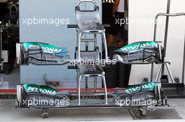 Mercedes AMG F1 W03 front wings. 08.09.2012. Formula 1 World Championship, Rd 13, Italian Grand Prix, Monza, Italy, Qualifying Day