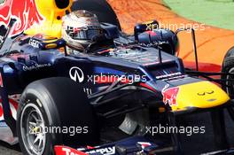 Sebastian Vettel (GER) Red Bull Racing RB8. 08.09.2012. Formula 1 World Championship, Rd 13, Italian Grand Prix, Monza, Italy, Qualifying Day