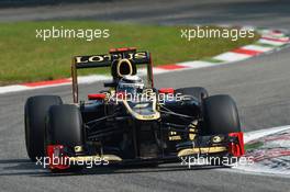 Kimi Raikkonen (FIN) Lotus F1 E20. 08.09.2012. Formula 1 World Championship, Rd 13, Italian Grand Prix, Monza, Italy, Qualifying Day