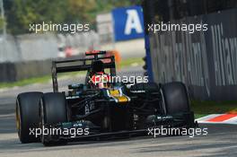 Heikki Kovalainen (FIN) Caterham CT01. 08.09.2012. Formula 1 World Championship, Rd 13, Italian Grand Prix, Monza, Italy, Qualifying Day