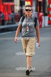 Emily Davenport (GBR) Photographer. 08.09.2012. Formula 1 World Championship, Rd 13, Italian Grand Prix, Monza, Italy, Qualifying Day