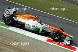 Nico Hulkenberg (GER) Sahara Force India F1 VJM05. 08.09.2012. Formula 1 World Championship, Rd 13, Italian Grand Prix, Monza, Italy, Qualifying Day