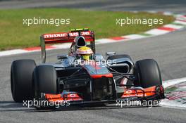 Lewis Hamilton (GBR) McLaren MP4/27. 08.09.2012. Formula 1 World Championship, Rd 13, Italian Grand Prix, Monza, Italy, Qualifying Day