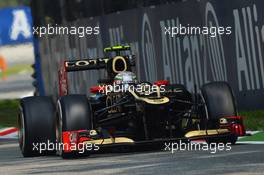 Jerome d'Ambrosio (BEL) Lotus F1 E20. 08.09.2012. Formula 1 World Championship, Rd 13, Italian Grand Prix, Monza, Italy, Qualifying Day