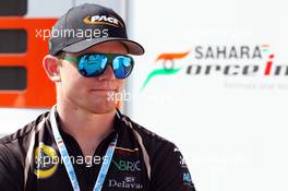 Conor Daly (USA) Lotus GP / Sahara Force India F1 Team Test Driver. 09.09.2012. Formula 1 World Championship, Rd 13, Italian Grand Prix, Monza, Italy, Race Day