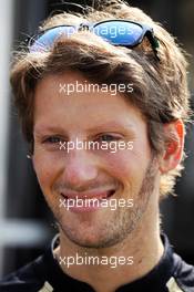 Romain Grosjean (FRA) Lotus F1 Team, serving a one race ban. 09.09.2012. Formula 1 World Championship, Rd 13, Italian Grand Prix, Monza, Italy, Race Day