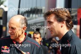 (L to R): Franz Tost (AUT) Scuderia Toro Rosso Team Principal with James Key (GBR) Scuderia Toro Rosso Technical Director. 09.09.2012. Formula 1 World Championship, Rd 13, Italian Grand Prix, Monza, Italy, Race Day