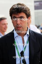 Andrea Agnelli (ITA) FIAT and Exor Board Member and President of Juventus FC. 09.09.2012. Formula 1 World Championship, Rd 13, Italian Grand Prix, Monza, Italy, Race Day