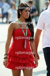 Paddock security girl. 09.09.2012. Formula 1 World Championship, Rd 13, Italian Grand Prix, Monza, Italy, Race Day