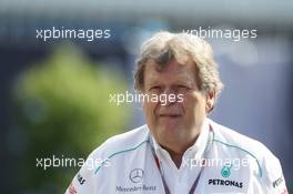 Norbert Haug (GER) Mercedes Sporting Director. 06.09.2012. Formula 1 World Championship, Rd 13, Italian Grand Prix, Monza, Italy, Preparation Day