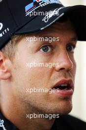 Sebastian Vettel (GER) Red Bull Racing. 06.09.2012. Formula 1 World Championship, Rd 13, Italian Grand Prix, Monza, Italy, Preparation Day