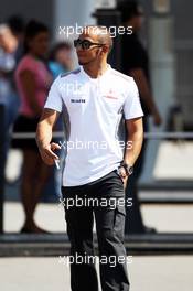 Lewis Hamilton (GBR) McLaren. 06.09.2012. Formula 1 World Championship, Rd 13, Italian Grand Prix, Monza, Italy, Preparation Day