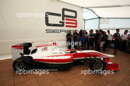 The new GP3 car. 06.09.2012. Formula 1 World Championship, Rd 13, Italian Grand Prix, Monza, Italy, Preparation Day