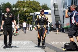 Jerome d'Ambrosio (BEL) Lotus F1 Team. 06.09.2012. Formula 1 World Championship, Rd 13, Italian Grand Prix, Monza, Italy, Preparation Day